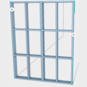 140mm PARED CARGA EXTEROR/INTEROR CIEGA